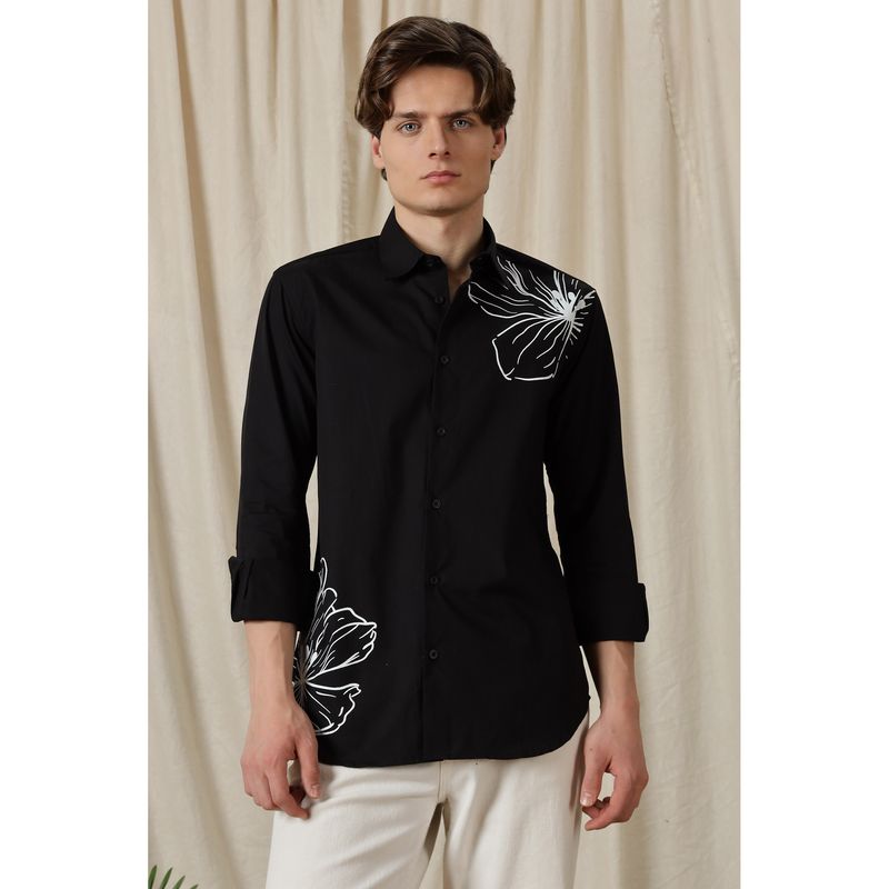 Eszett Petaled Black Shirt (S)