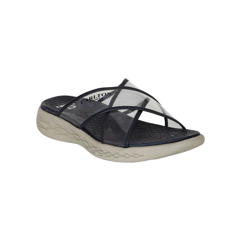 Carlton London Women Navy Blue Solid Slider (EURO 36)