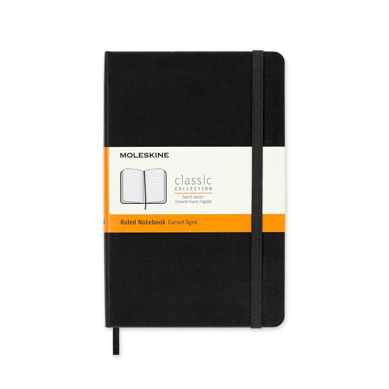Buy MOLESKINE Classic Medium Hard Cover Notebook (Ruled) Black Online