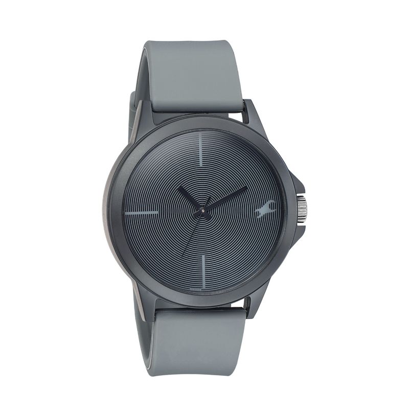 Buy Fastrack Tees New Year 38024Pp63W Grey Dial Analog Watch For