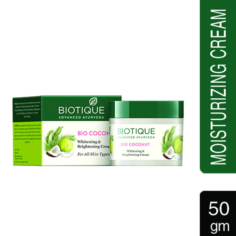 Biotique Bio Coconut Whitening Brightening Cream Buy Biotique