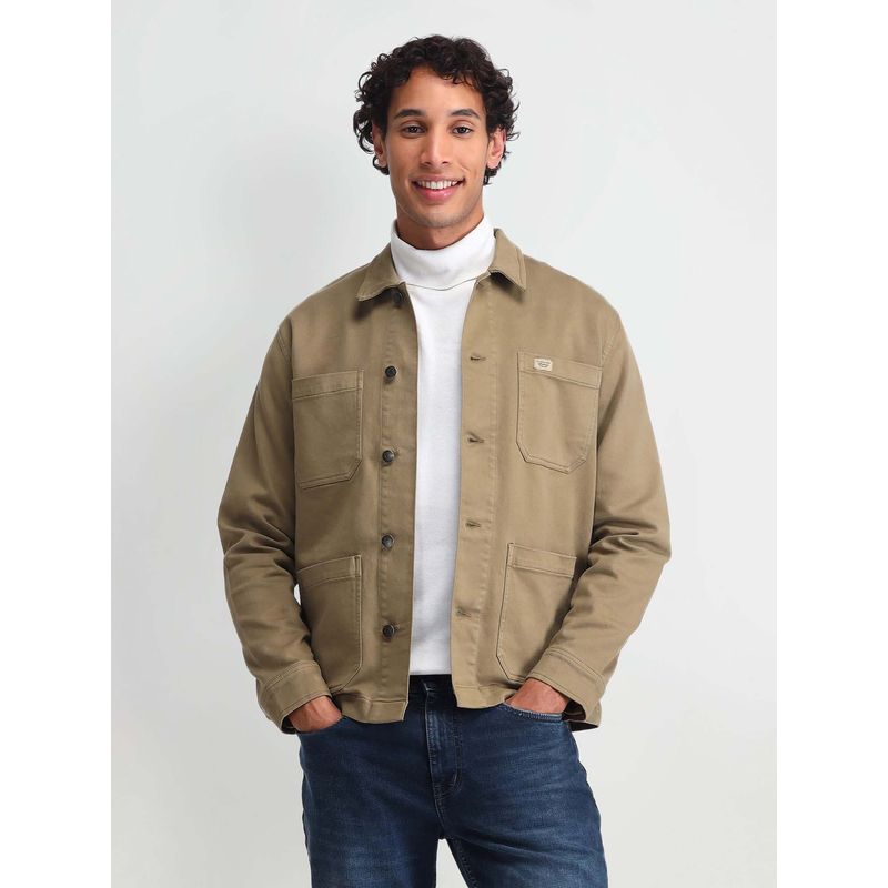 U.S. Polo Assn. Denim Co. Brown Mens Jacket (L)