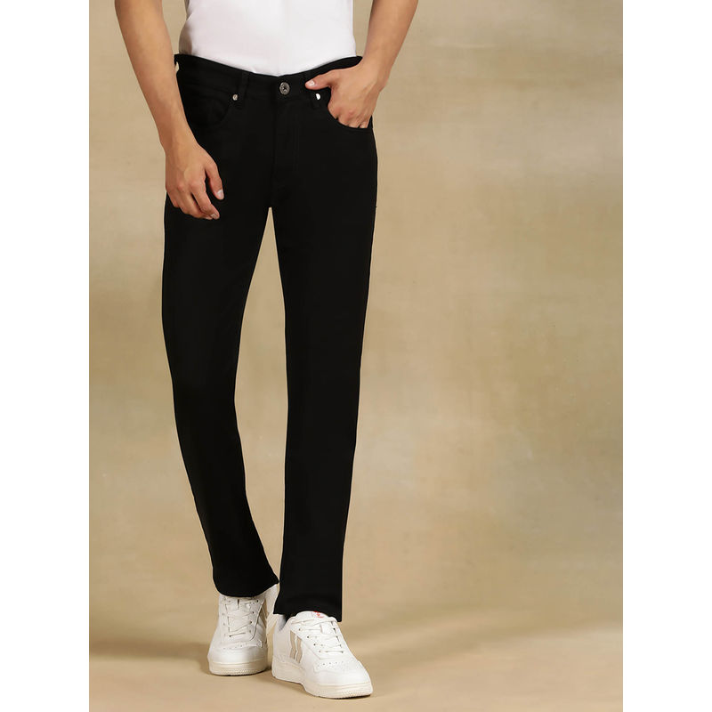 JadeBlue Black Cotton Blend Jeans (34)