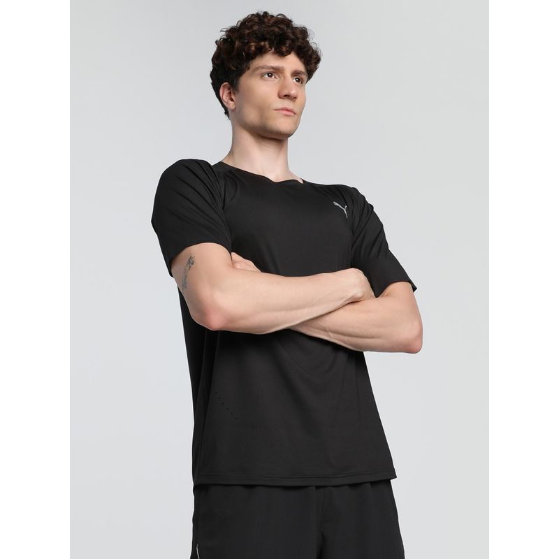 Puma Cloud spun Running Men's Black T-shirts (L)