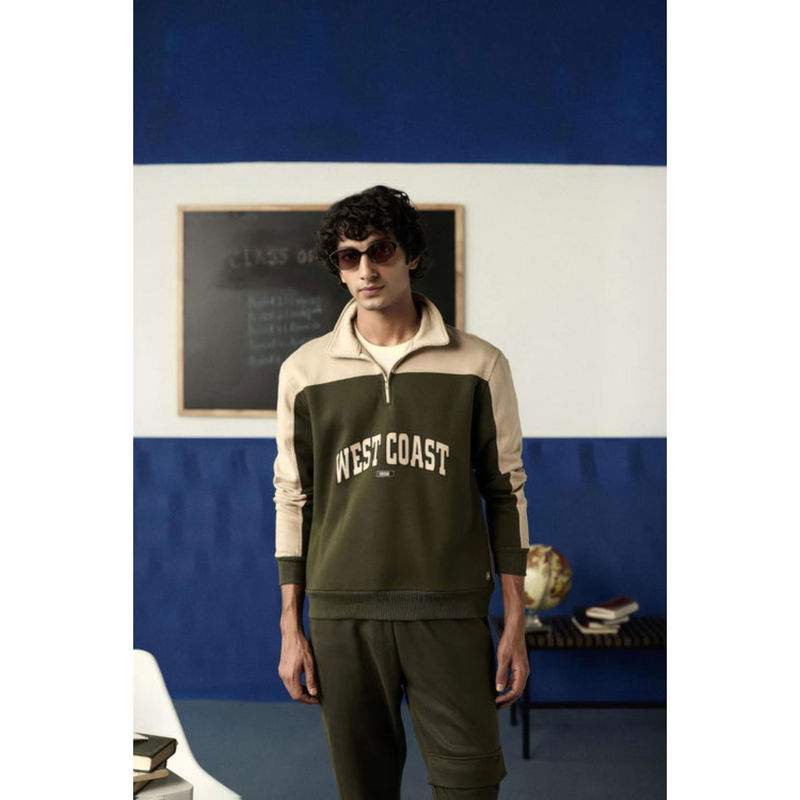 Muvazo West Coast Half-Zip Sweatshirt (S)