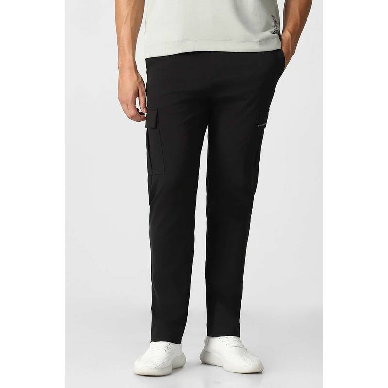 Van Heusen Men Black Casual Trouser (30)