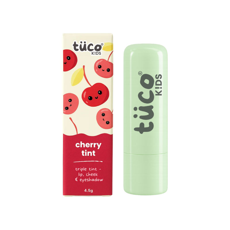 TuCo Kids Lip Balm With Tint For Lips, Cheeks & Eyeshadow - Natural Cherry