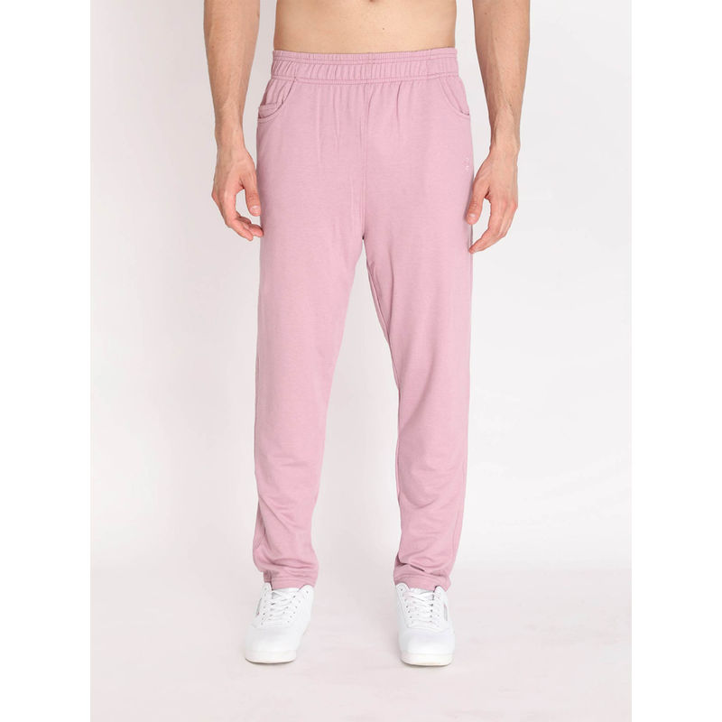 Chkokko Men's Cotton Regular Fit Lower - Pink (S)