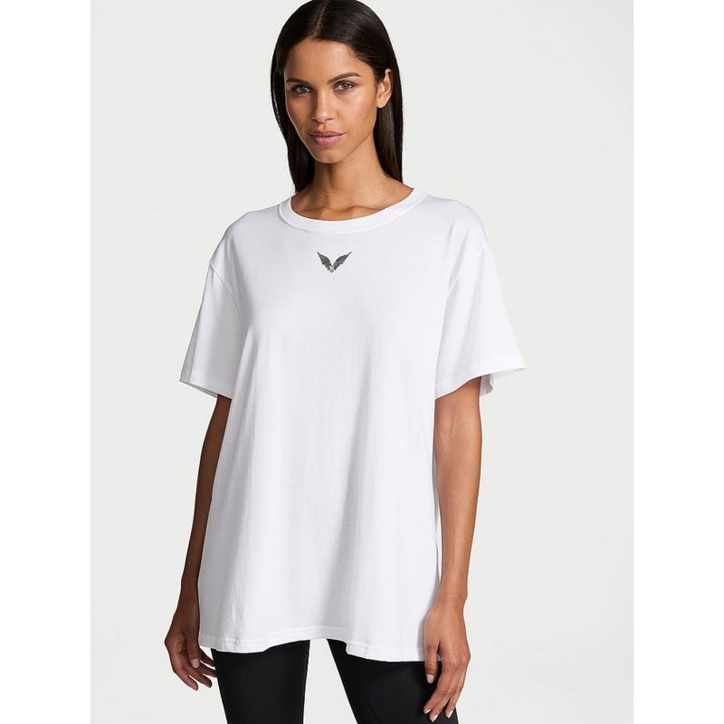 Victoria's Secret White Fashion Show '24 Oversized Cotton Tee (S)