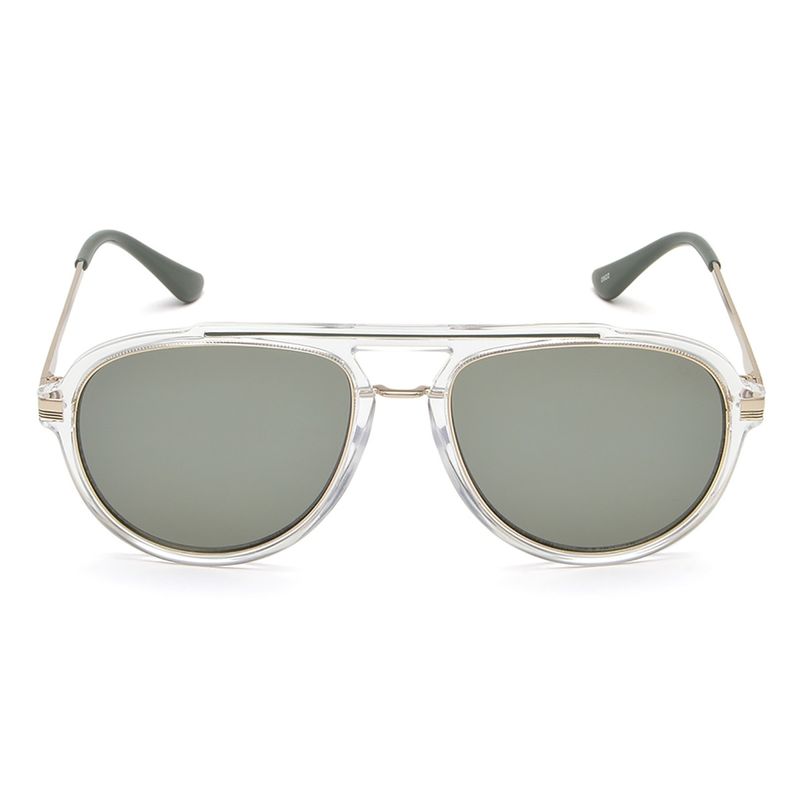 IDEE Green Gradient Lens Pilot Sunglass Shiny Crystal Shiny Light Gold