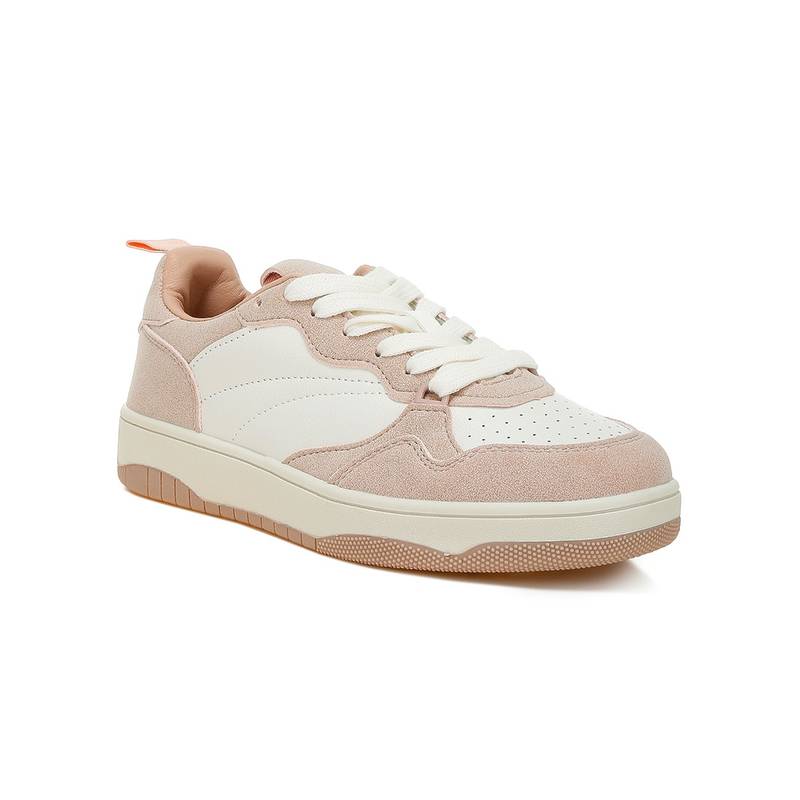 London Rag Faux Leather Casual Pink Sneakers (EURO 40)