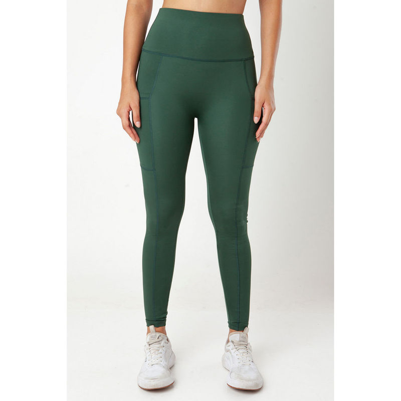 The Fit Theory Green High Waisted Leggings Squat-Proof (XS)