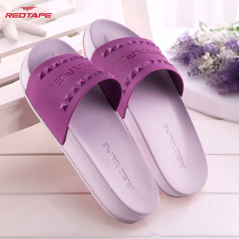 Red Tape Purple Women EVA Comfort Sliders (UK 3)