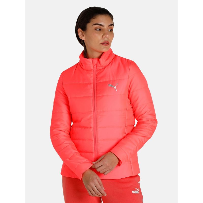Puma Lightweight Padded Womens Pink Jackets (XS)