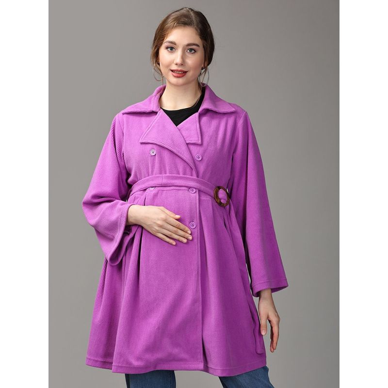 The Mom Store One Heck of a Color! Maternity Trench Coat (Set of 2) (S)