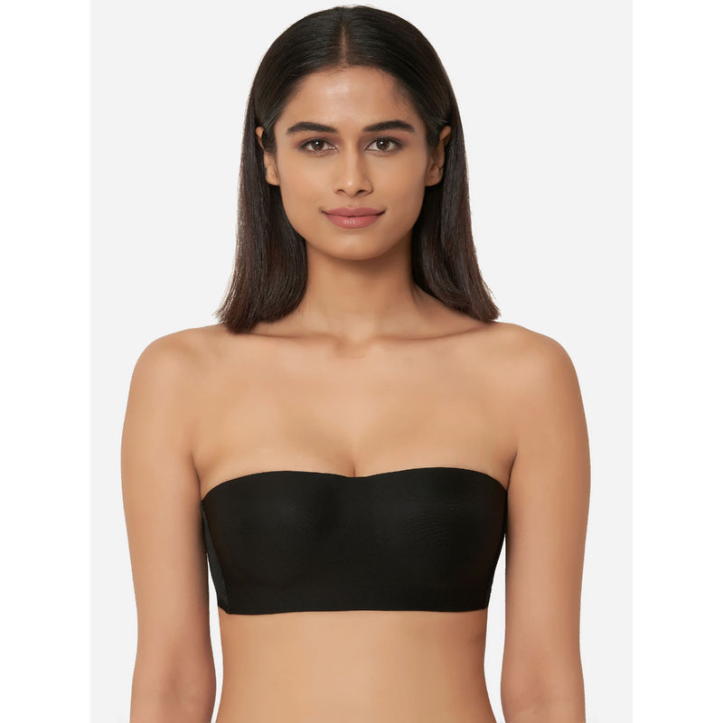 Wacoal Basic Mold Padded Non-Wired Half Cup Strapless T-Shirt Bra - Black (32B)