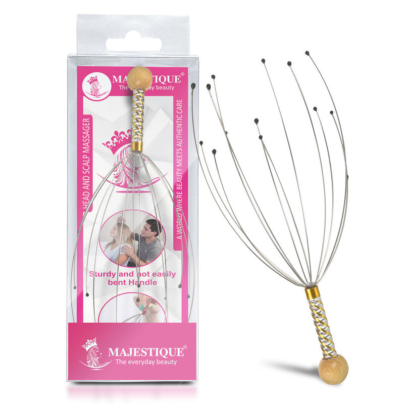 Buy Majestique Scalp Massager for Handheld Head Massage Tingle Stress Relief Color May Vary
