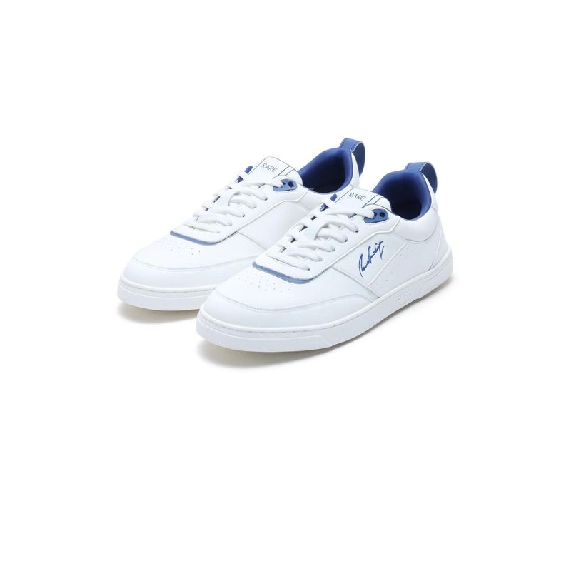 Rare Rabbit Mens Garen White Micro Fiber Causal Sneaker (Uk 10)