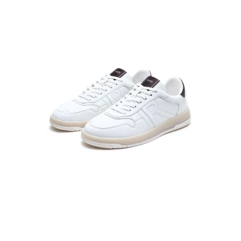 Rare Rabbit Mens Solara Dark Coffee Brown Micro Fiber Lace-Up Closure Sneaker (Uk 6)