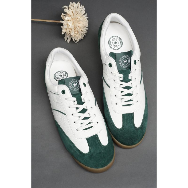 Louis Philippe Men White Lace Up Sneakers (UK 6)