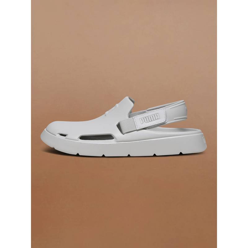 Puma Unisex Grey Shibui Comfort Clogs (UK 11)