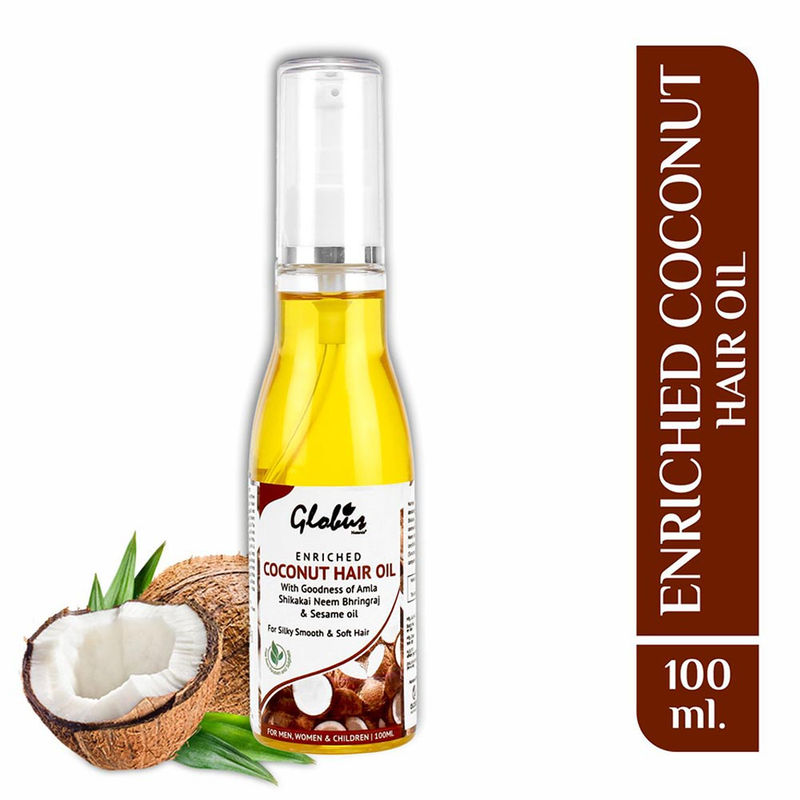 Globus Naturals Enriched Coconut Hair Oil With Goodness Of Amla