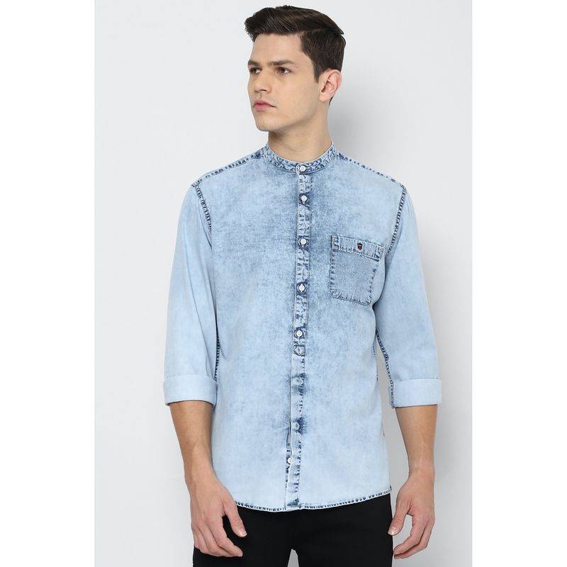 Louis Philippe Jeans Blue Shirt (40)