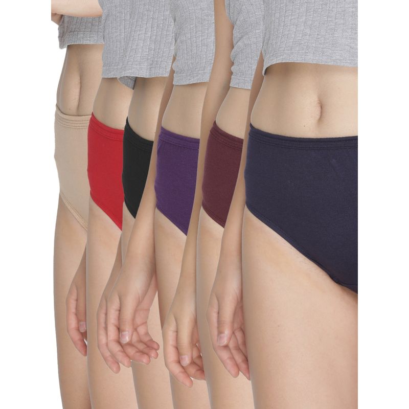 Lux Lyra 204 Asorted Cotton Panty-Multi-Color (M)