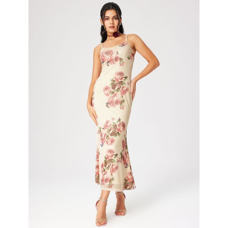CIDER U-Neckline Twist Criss Cross Maxi Dress - Sleeveless Knit Dress For Summer