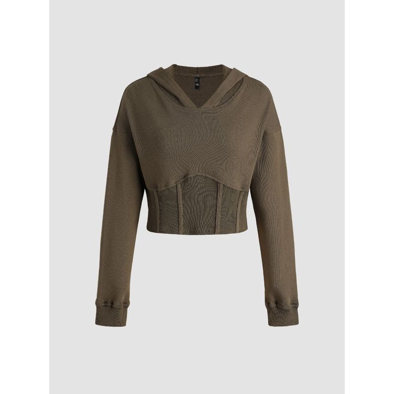 Cider Crop Corset Hoodie (XS)