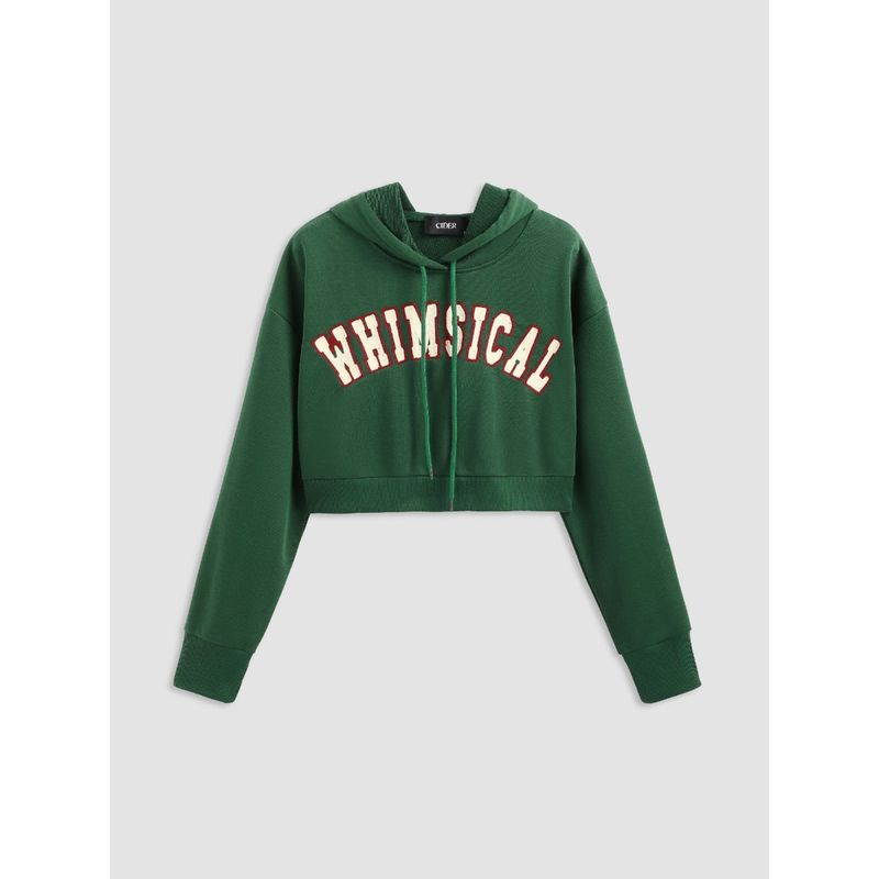 Cider Letter Drawstring Hoodie (M)