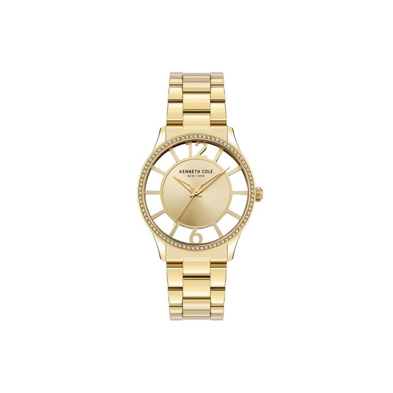 Kenneth Cole Watches NEW YORK KCWLG2105602LD Gold Dial Analog watch for ...