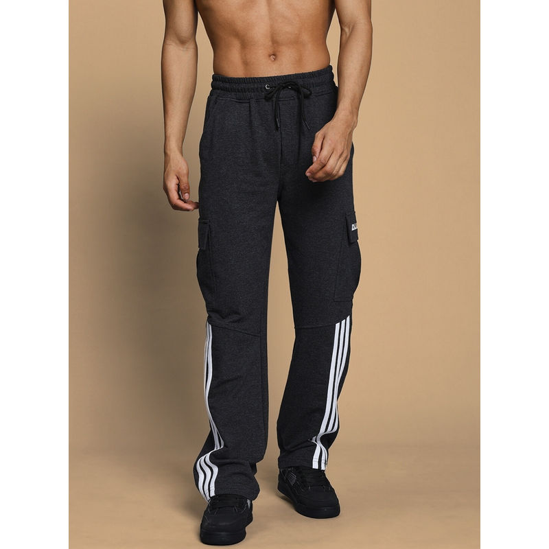 WEARDUDS Grey Redroit 5 Pocket Relaxed Fit Trackpant (S)