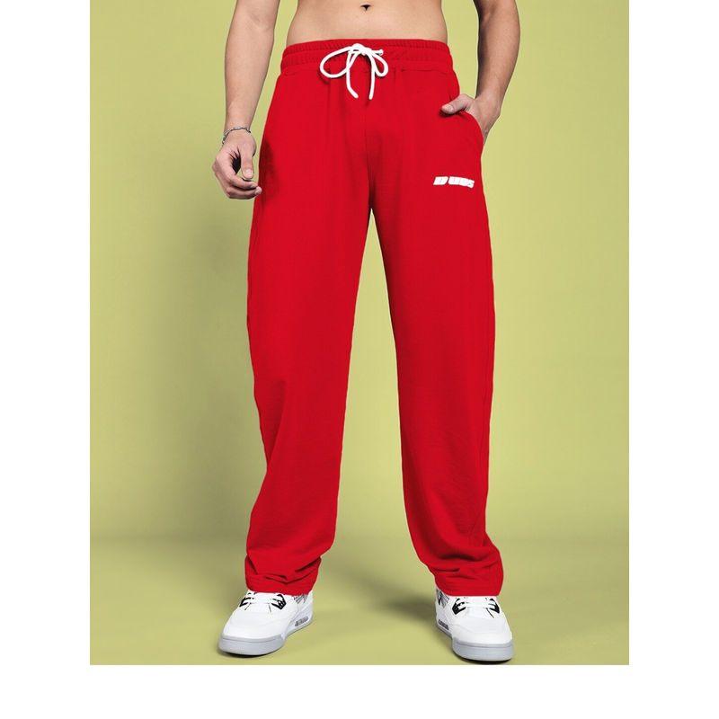 WEARDUDS Red Vanilla Relaxed Fit Trackpant (S)
