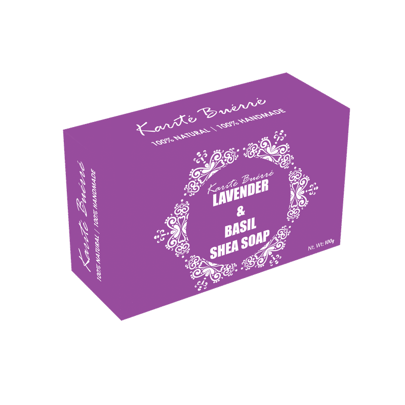 Karite Buerre Shea Lavender & Basil Soap