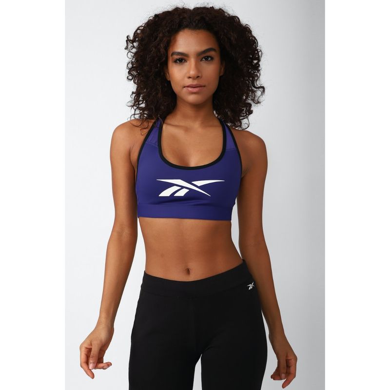 Reebok Womens Rbk Fitness S Lux Vector Racer Bra (XS)
