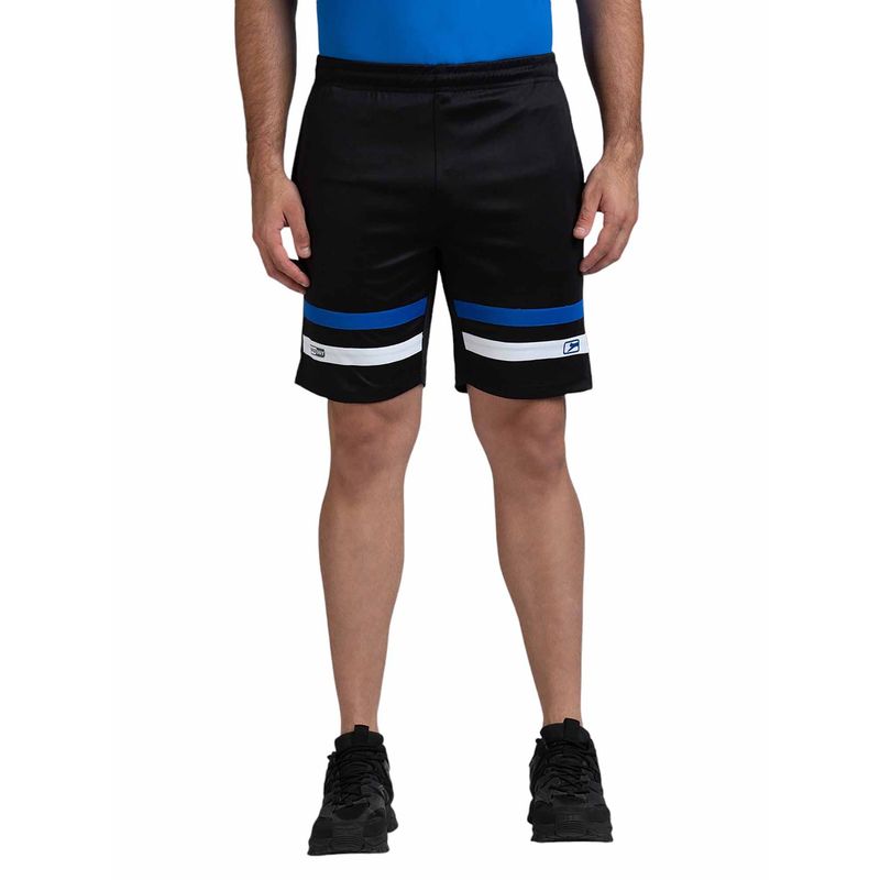 Black Panther Men's Black Polyester Acti Fit Shorts (M)