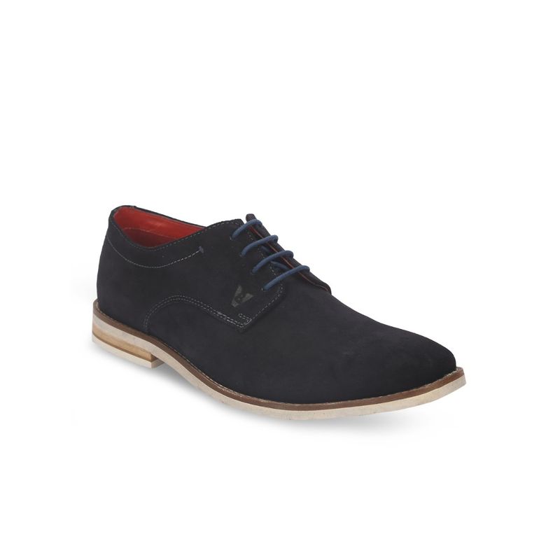 V8 by Ruosh Blue Solid-Plain Lace Ups (EURO 41)