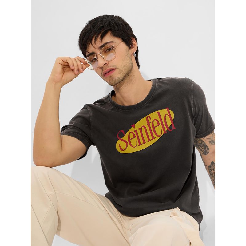 The Souled Store Official Seinfeld Logo T-shirt (2XL)