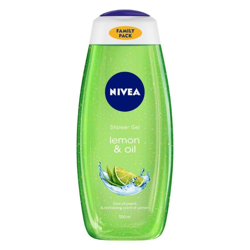 NIVEA Body Wash, Lemon & Oil Shower Gel, Pampering Care & Refreshing