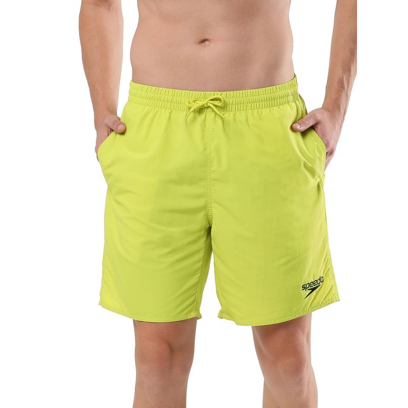 Speedo Men's Recycled Nylon Essential Watershorts - Bitterlime & Black (XL)