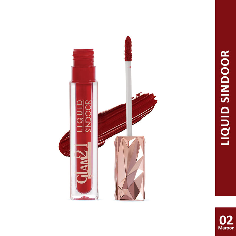 GLAM21 Liquid Sindoor Sponge Tip Applicator Smudge
