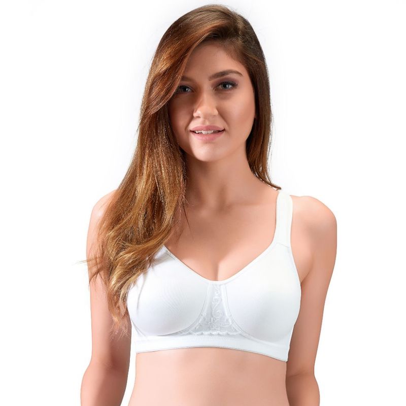 Buy Juliet Plain Soft Foam Padded Molded Cup Minimiser Bra White Online buy-juliet-plain-soft-foam-padded-molded-cup-minimiser-bra-white-online