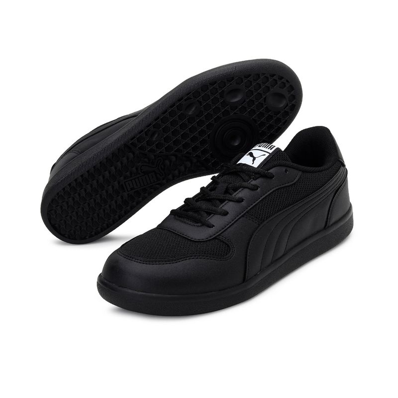 Puma PUNCH Unisex Black Sneakers (UK 6)