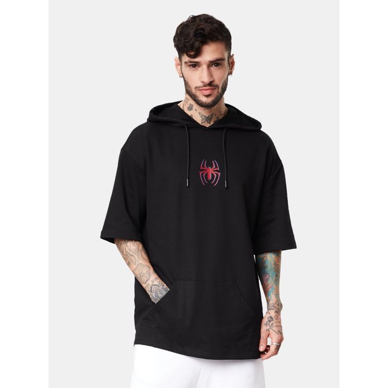 The Souled Store Spider-Man Hooded T-Shirts for Men (XL)