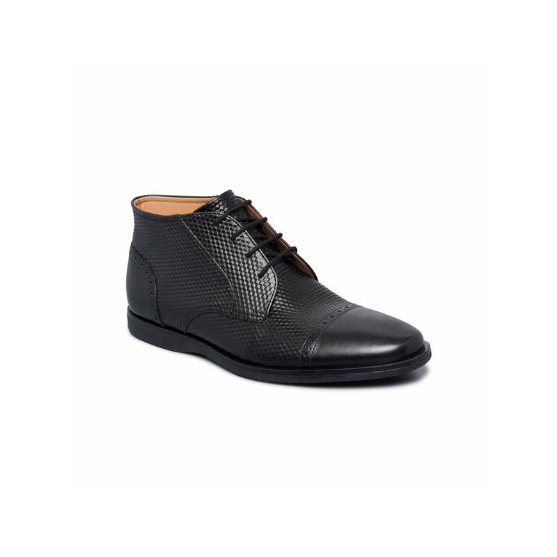 Ruosh Black Brogues Boots (UK 7.5)