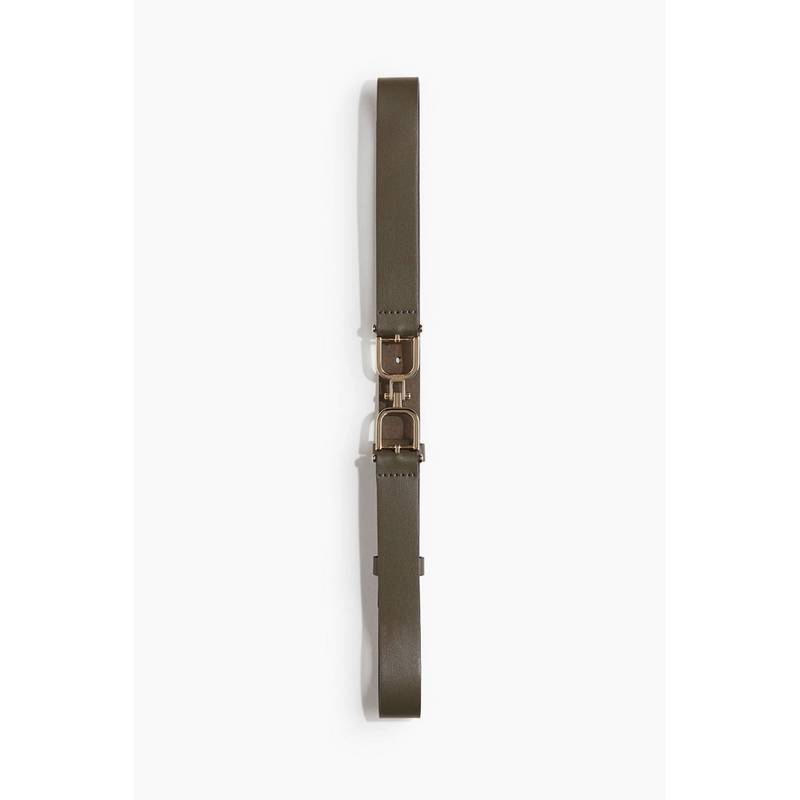 H&M Narrow Waist Belt Beige (XS) (XS)