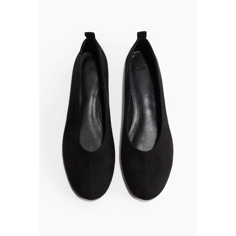 H&M Women Black Ballet Pumps (2)