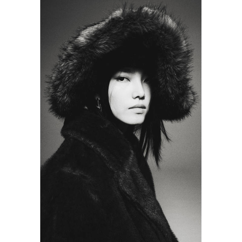H&M Fluffy Hat Brown (XS/S) (XS/S)