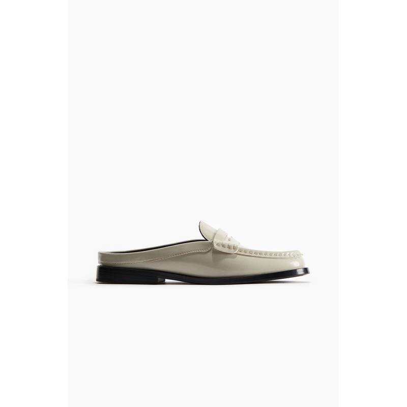 H&M Loafer Mules Beige (2) (2)